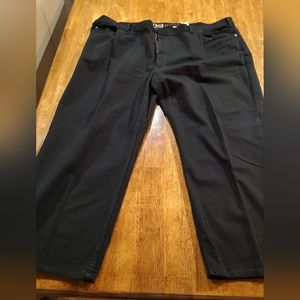 Men's True Nation Black relax fit jeans 5 pocket size 52X28